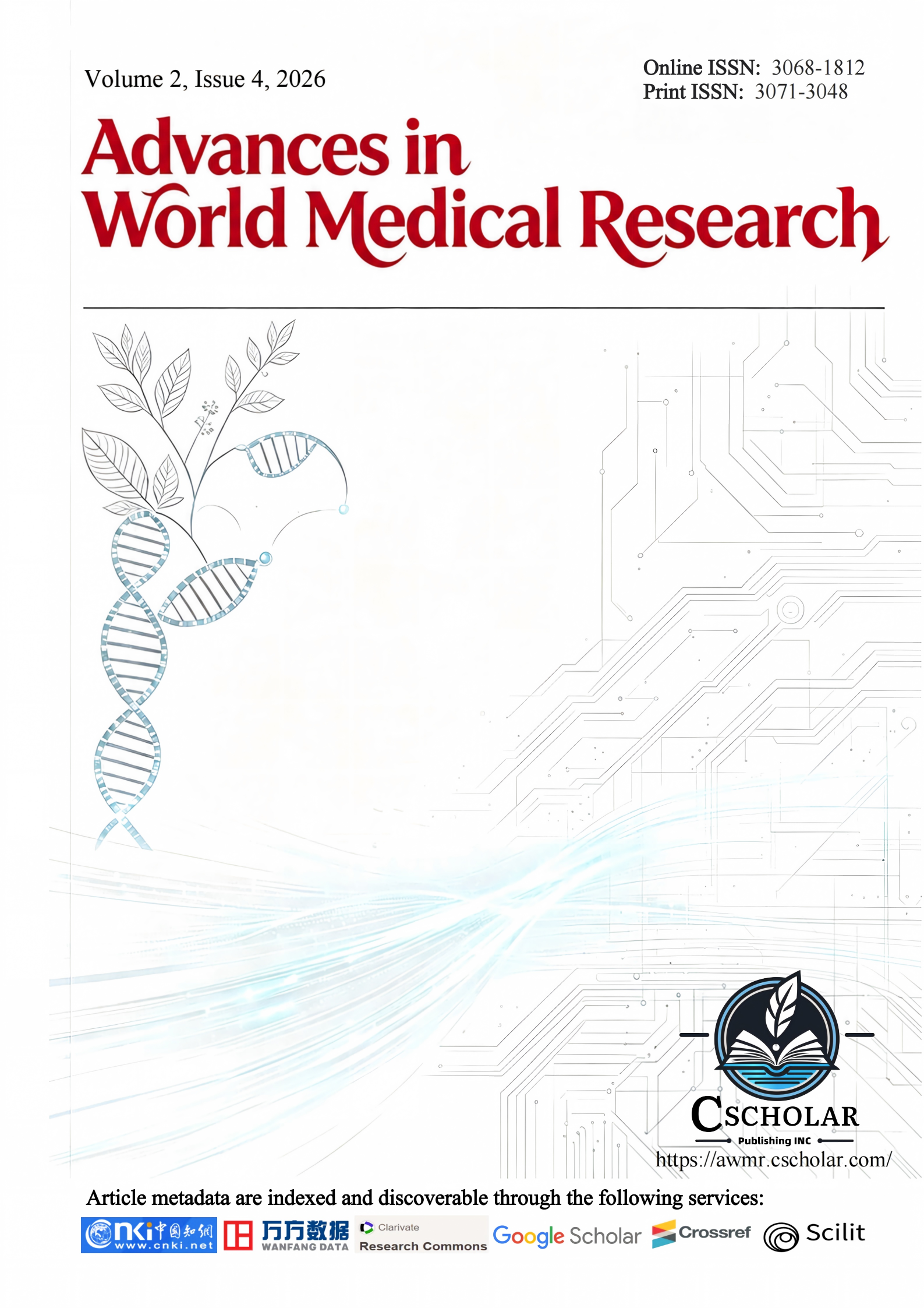 					View Vol. 2 No. 4 (2026): Advances in World Medical Research
				